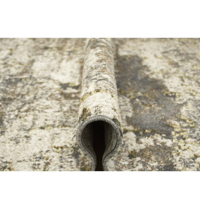 Koberec Zer Lux 7780A lesklý béžový / šedý / zlatý