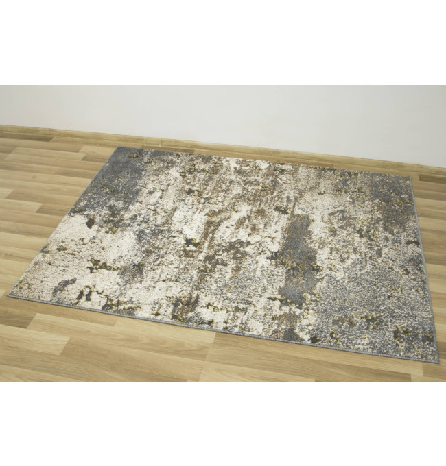 Koberec Zer Lux 7780A lesklý béžový / šedý / zlatý