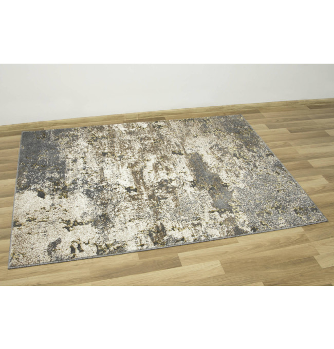 Koberec Zer Lux 7780A lesklý béžový / šedý / zlatý