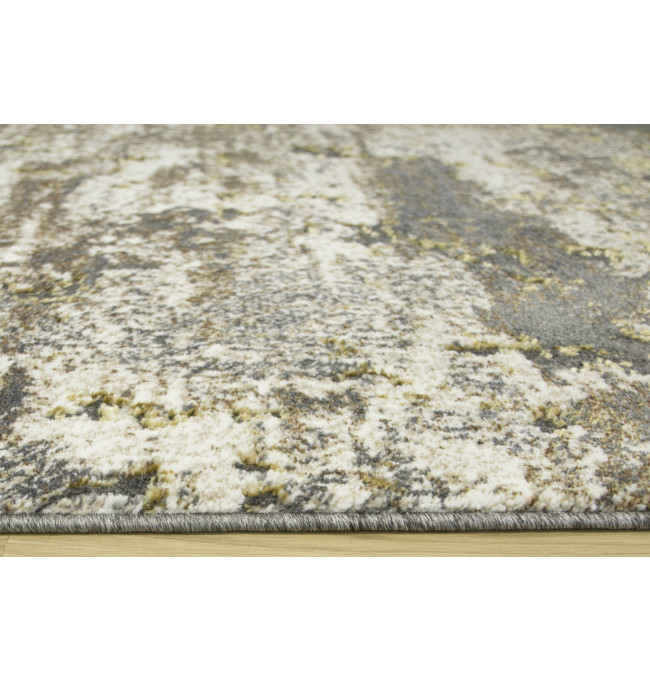 Koberec Zer Lux 7780A lesklý béžový / šedý / zlatý