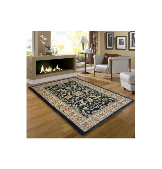 Koberec Ziegler 034 černý/krem