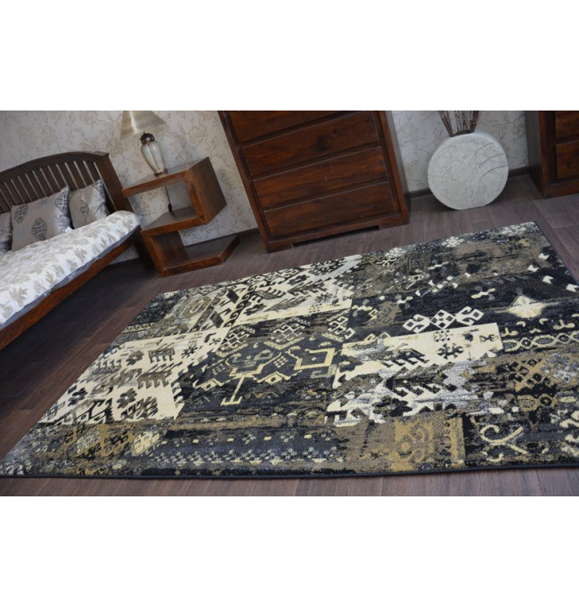 Koberec Ziegler 038 černý/krem