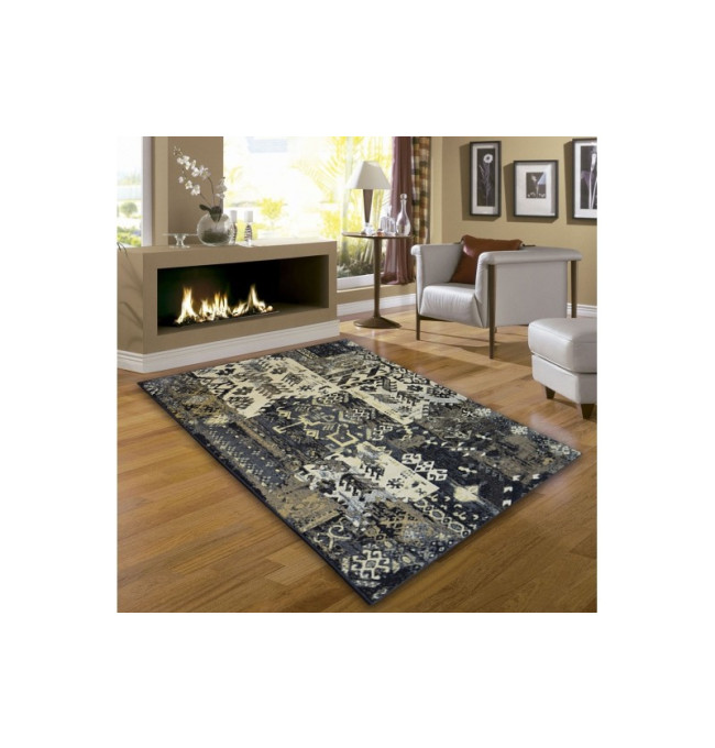 Koberec Ziegler 038 černý/krem