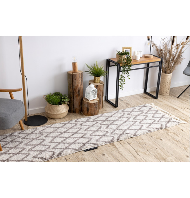 Koberec/běhoun BERBER BENI krém