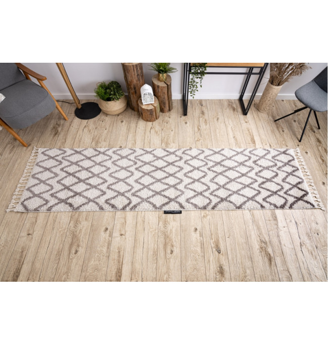 Koberec/běhoun BERBER BENI krém