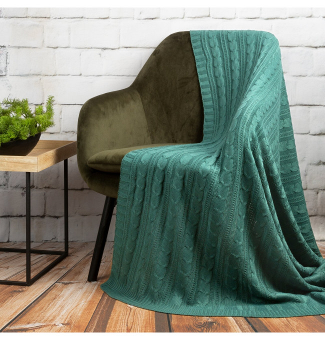 Deka AKRYL 2 tmavězelená