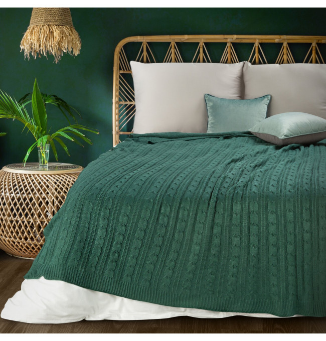 Deka AKRYL 2 tmavězelená