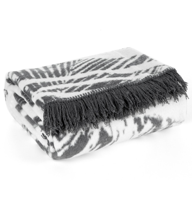 Deka AKRYL 2 ocelová / bílá