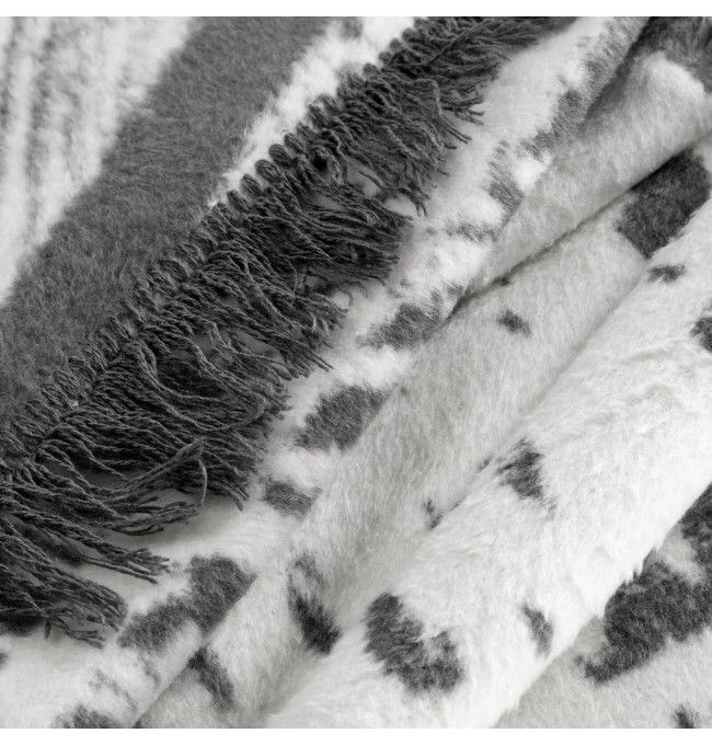 Deka AKRYL 2 ocelová / bílá