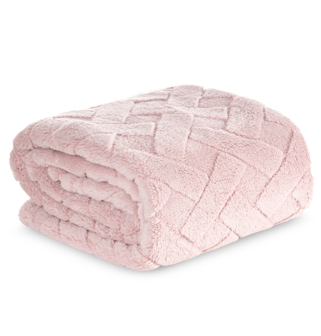 Deka D91 CARO pudrově růžová