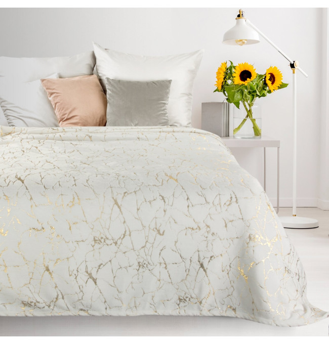 Deka D91 GLAMO bílá / zlatá