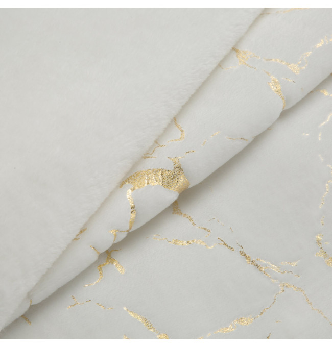 Deka D91 GLAMO bílá / zlatá