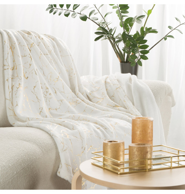 Deka D91 GLAMO bílá / zlatá