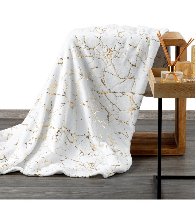 Deka D91 GLAMO bílá / zlatá