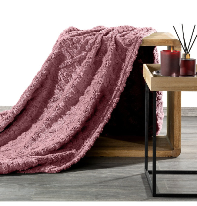 Deka D91 pletená pudrová