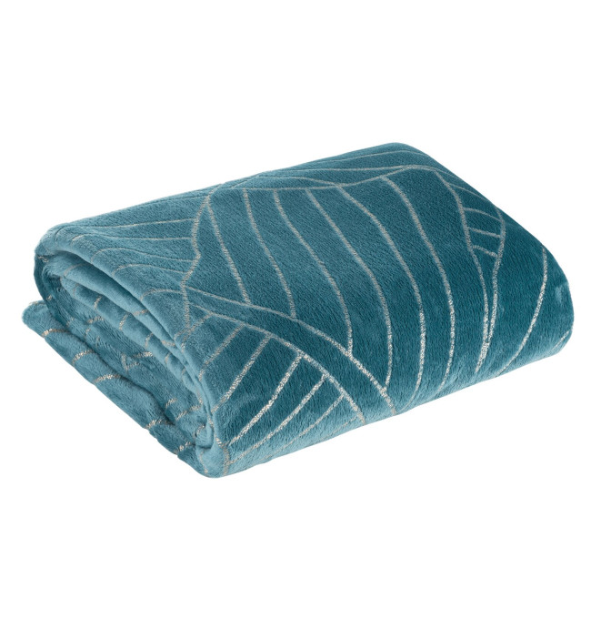 Deka LUNA 2 tyrkysová / zlatá