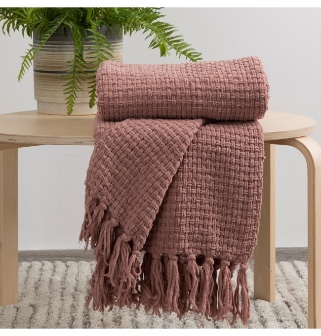 Deka SUZI tmavěrůžová