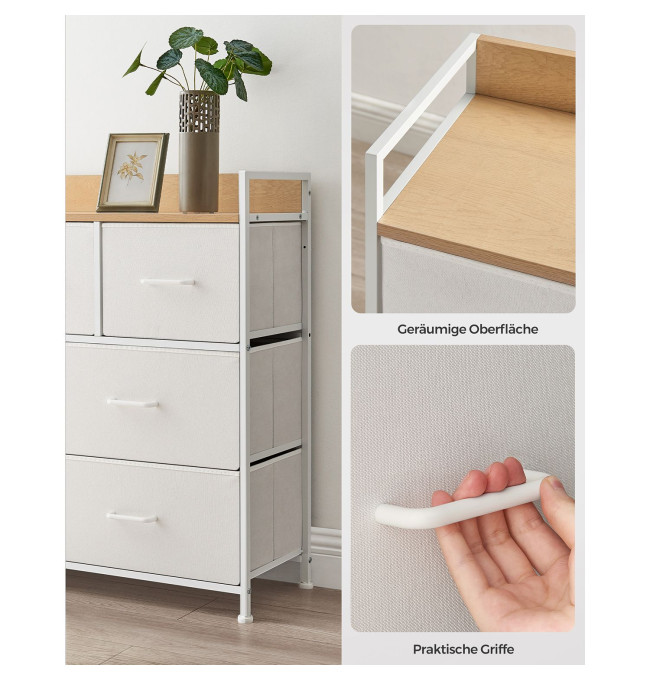 Komoda s látkovými zásuvkami LTS523W57