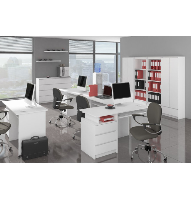 Komoda K160 10SZ CLP bílá