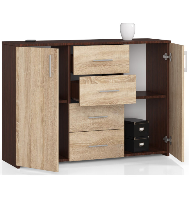 Komoda K45 wenge / dub sonoma