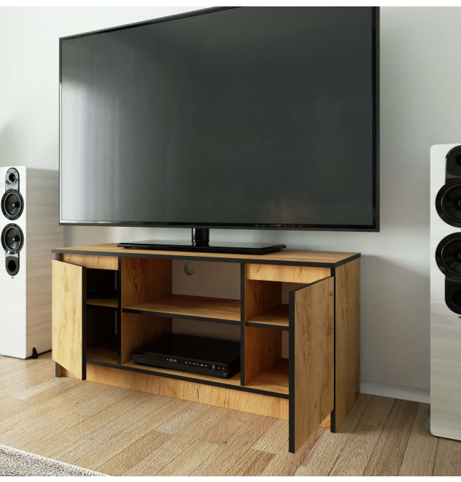 Stolek pod TV RTV 120 2D 1P dub craft