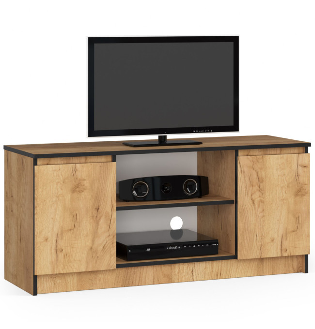 Stolek pod TV RTV 120 2D 1P dub craft
