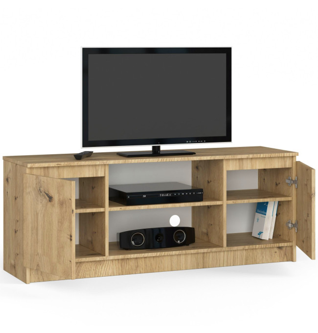 Stolek pod TV RTV 140 2D 1P dub artisan