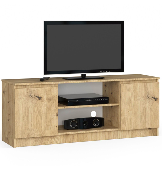 Stolek pod TV RTV 140 2D 1P dub artisan
