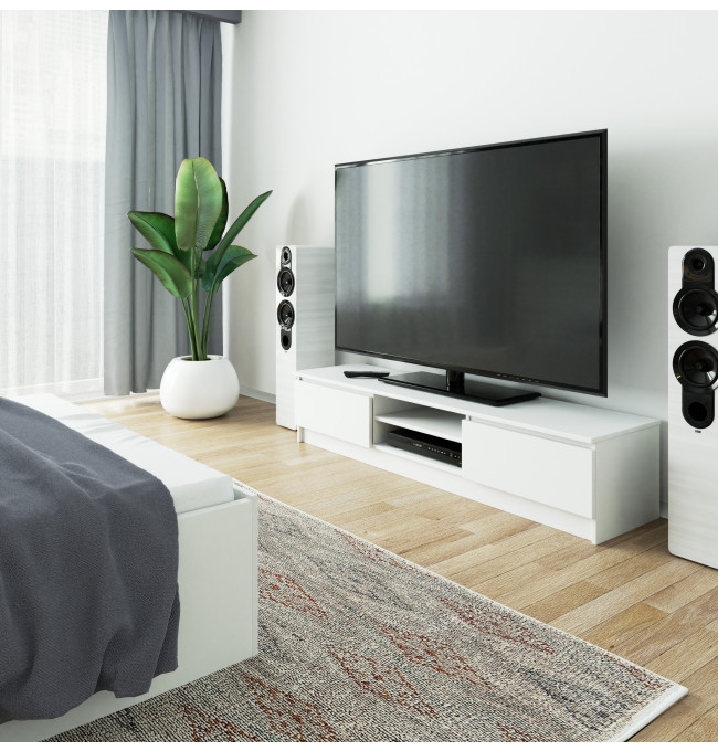 Stolek pod TV RTV K 160 CLP bílý