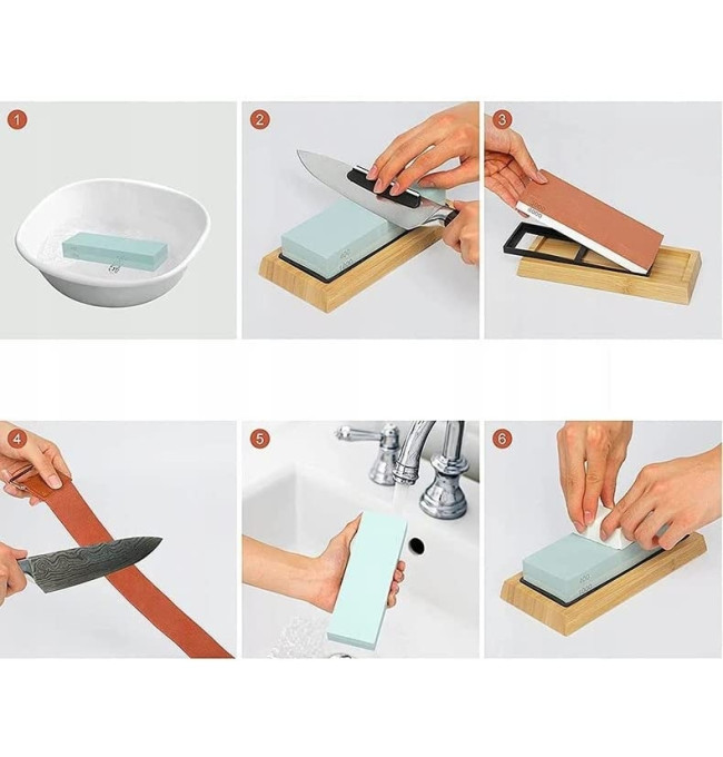 Sada brusných kamenů na nože SERDIS