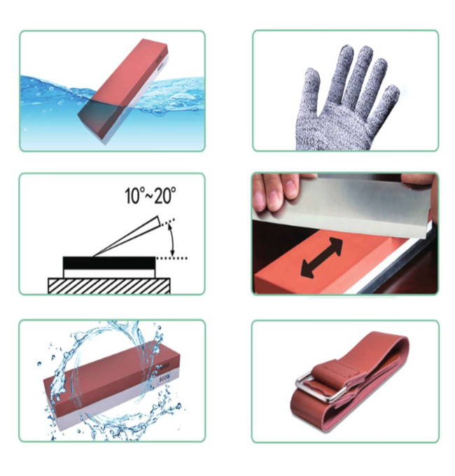 Sada brusných kamenů na nože SERDIS