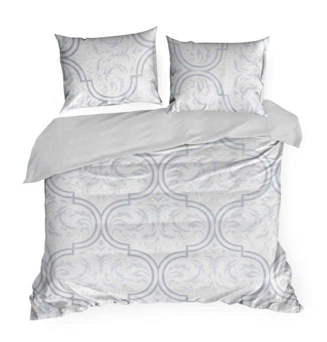 Ložní souprava FLANO 5 stříbrná / ocelová