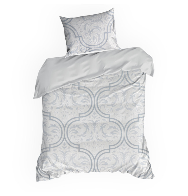 Ložní souprava FLANO 5 stříbrná / ocelová