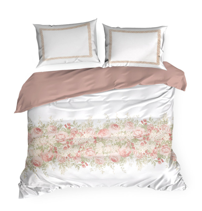 Ložní souprava SPRING 25 bílá / pudrová