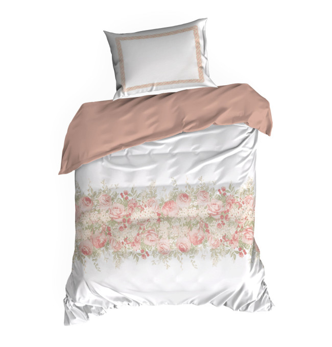 Ložní souprava SPRING 25 bílá / pudrová