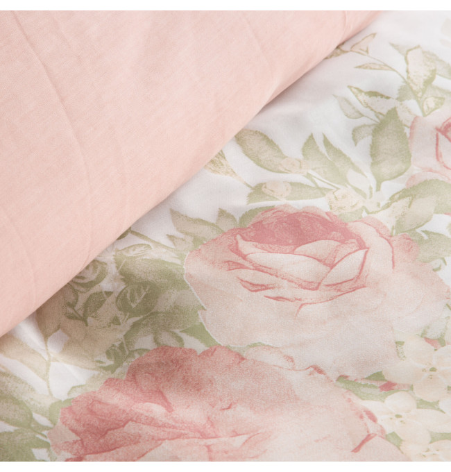 Ložní souprava SPRING 25 bílá / pudrová