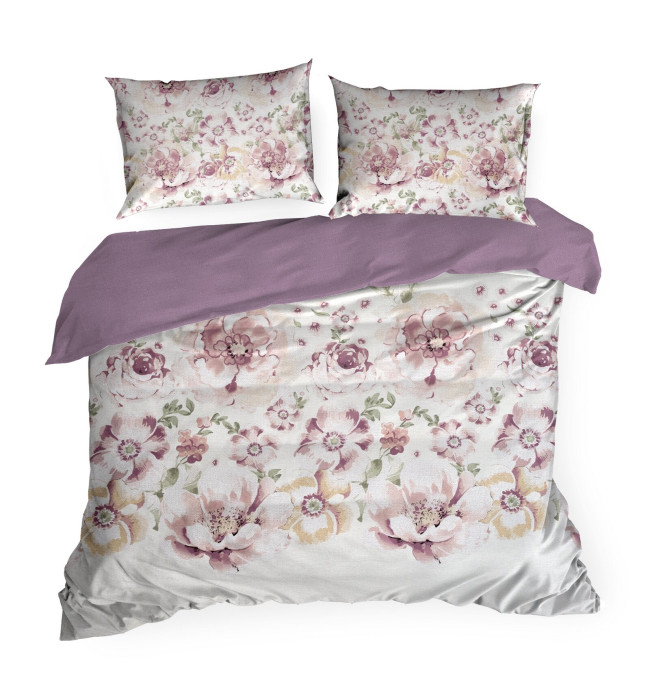 Ložní souprava SPRING 27 fialová / popelová