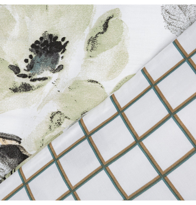 Ložní souprava SPRING 32 bílá / mátová