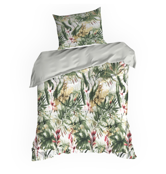 Ložní souprava SPRING 43 zelená / bílá