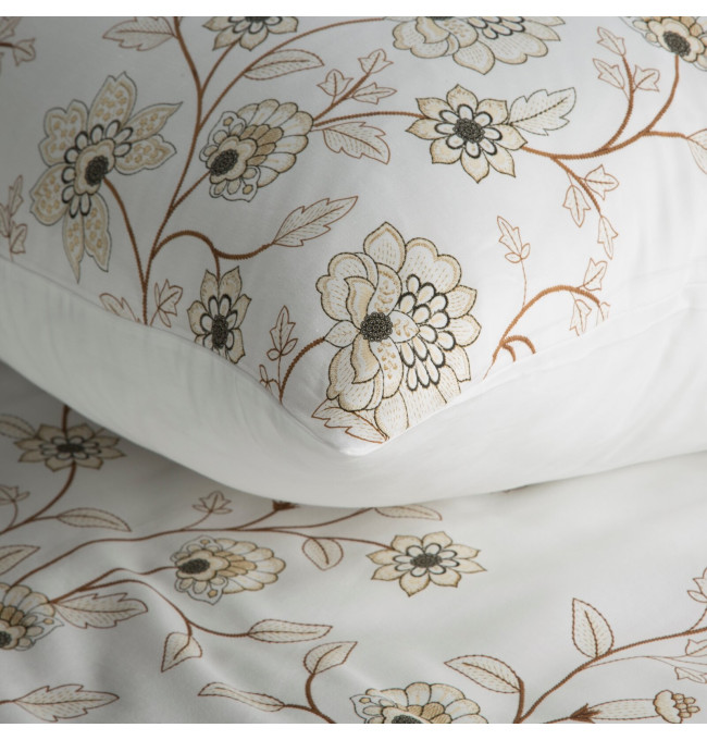 Ložní souprava SPRING 44 bílá / světle hnědá