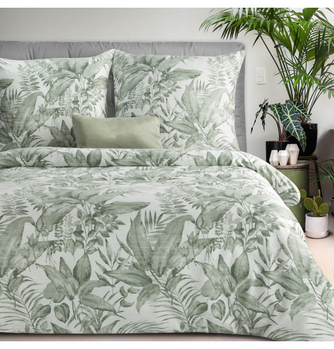 Ložní souprava SPRING 48 mátová / bílá