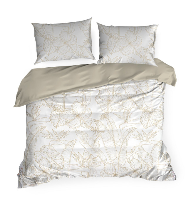 Ložní souprava SPRING 50 bílá / béžová