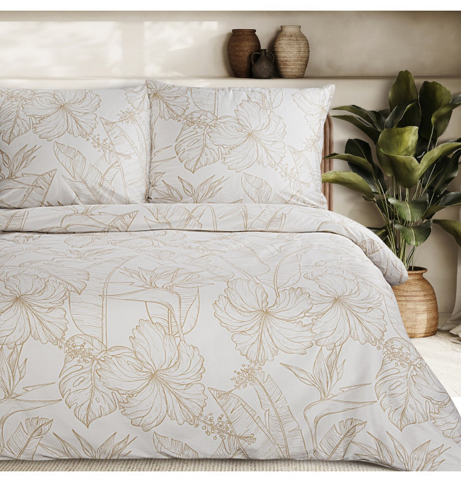 Ložní souprava SPRING 50 bílá / béžová