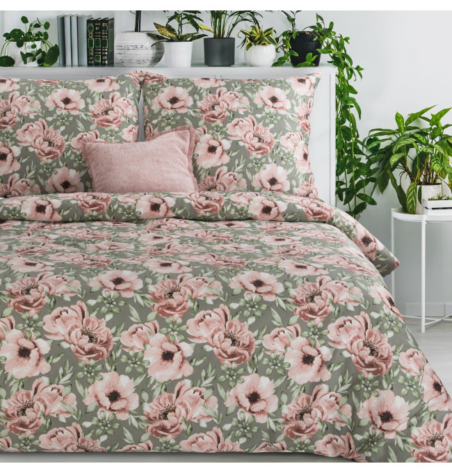 Ložní souprava SPRING 53 růžová / zelená