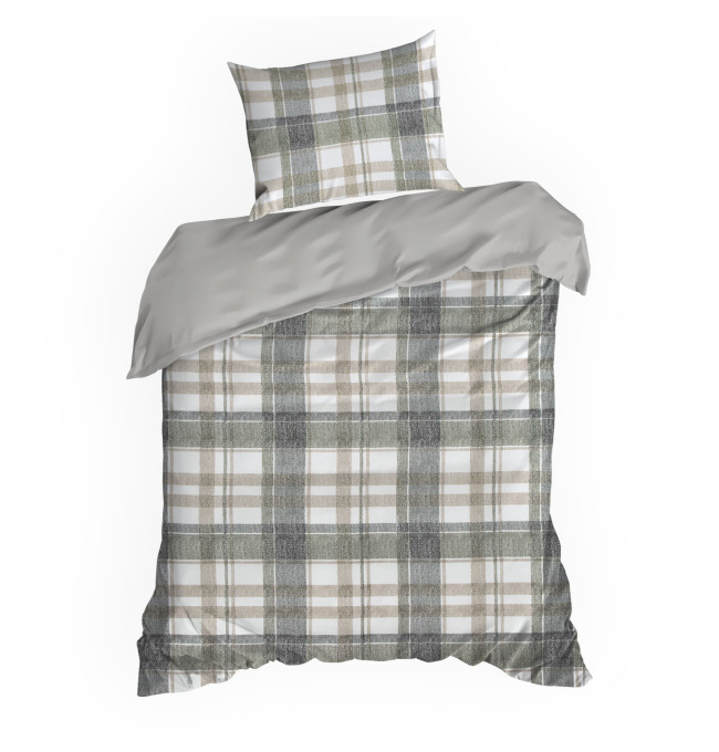 Ložní souprava SPRING 58 šedá / bílá