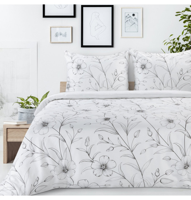 Ložní souprava SPRING 64 bílá / černá