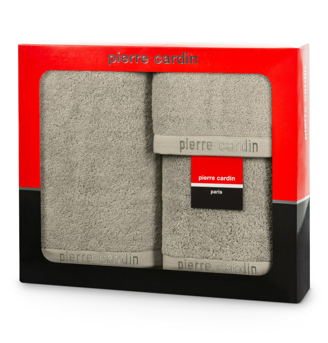 Dárková sada ručníků PIERRE CARDIN EVI světle béžová