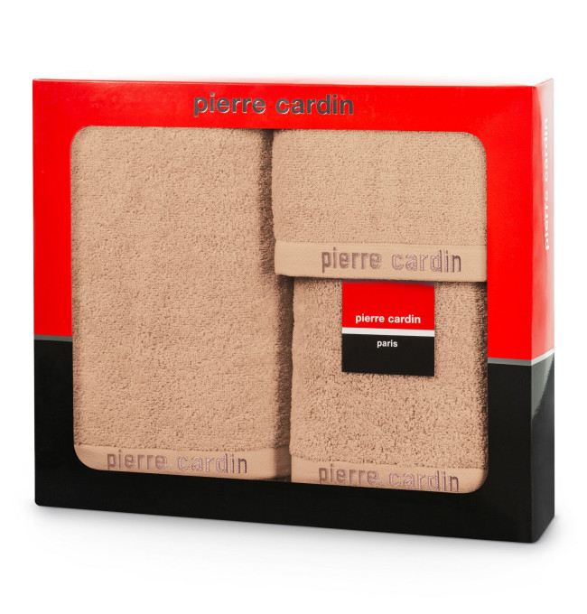 Dárková sada ručníků PIERRE CARDIN EVI pudrově růžová