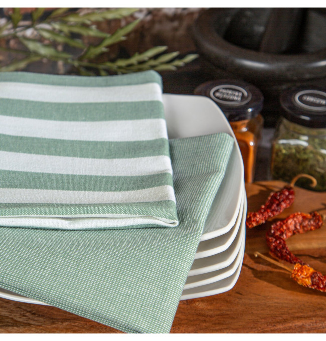 Sada kuchyňských utěrek KARIN zelená