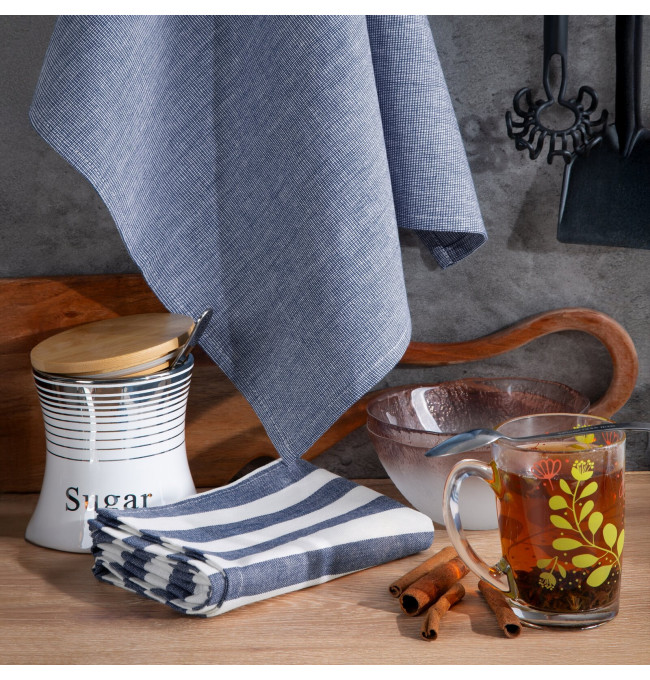 Sada kuchyňských utěrek KARIN modrá